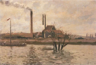 The Flood of the Oise, Pontoise
